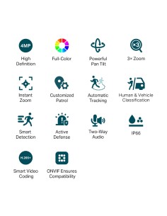 TP-Link VIGI C540V 4MP Pan Tilt Dual-Lens Varifocal... 2