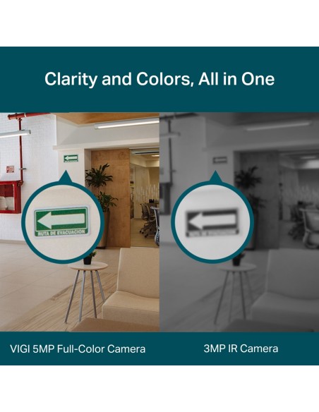 TP-Link VIGI C450 5MP Turret Full-Color Camera 4mm