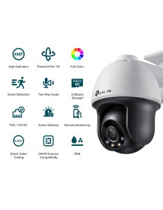 TP-Link VIGI C540 4MP Pan Tilt Outdoor Full-Color Camera 4mm 2