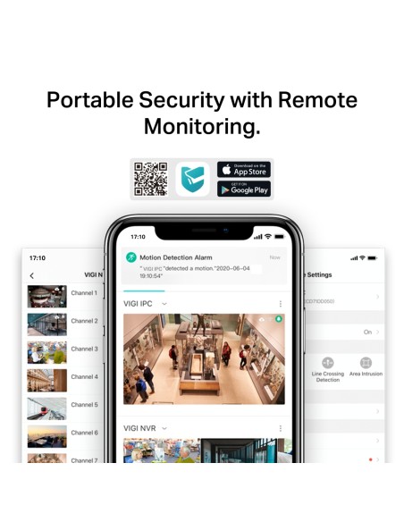 TP-Link VIGI C540 4MP Pan Tilt Outdoor Full-Color Camera 4mm