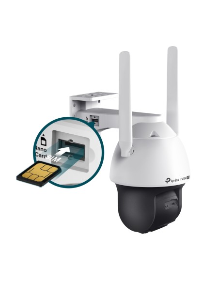 TP-Link VIGI C540-4G 4MP Pan Tilt 4G Outdoor Full-Color Camera 4mm