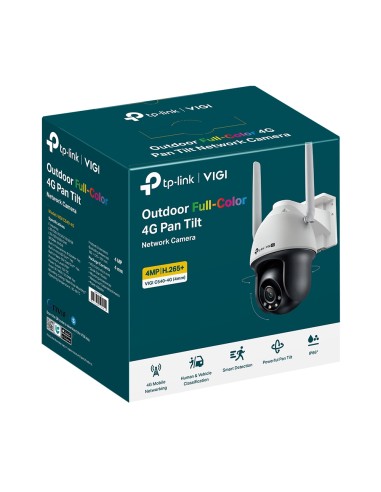 TP-Link VIGI C540-4G 4MP Pan Tilt 4G Outdoor...