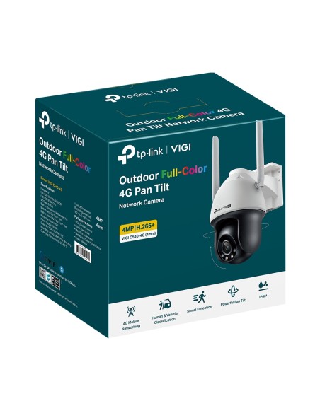 TP-Link VIGI C540-4G 4MP Pan Tilt 4G Outdoor Full-Color Camera 4mm