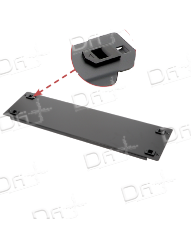 Panneau obturateur 3U Metal Clip - PO3UC19P - dfiplus