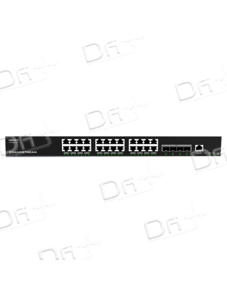 Grandstream Enterprise Layer 3 Switch 24 Ports GE - 4 x SFP+ - GWN7813 - dfiplus