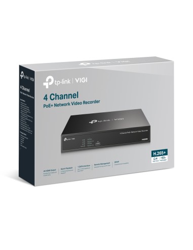 TP-Link NVR1004H-4P 4 Channel PoE+ Network...
