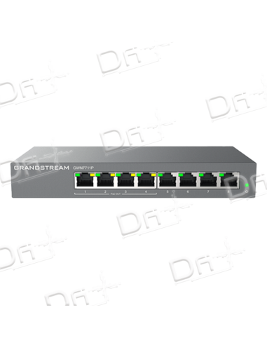 Grandstream Layer 2 Lite Switch 8 Ports GE - 4 Ports POE - GWN7711P - dfiplus