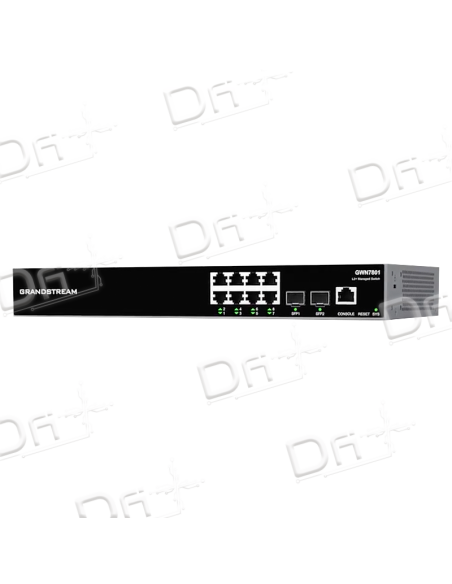 Grandstream Layer 2+ Switch 8 Ports GE - 2 x SFP - GWN7801 - dfiplus