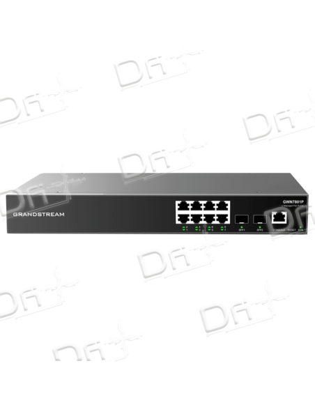 Grandstream Layer 2+ Switch 8 Port GE - 2 x SFP - 8 Ports PoE - GWN7801P - dfiplus Grandstream Layer 2+ Switch 8 Port GE - 2 x SFP - 8 Ports PoE - GWN7801P - dfiplus