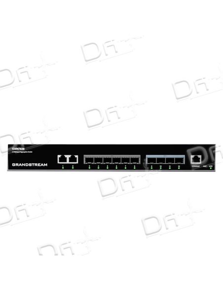 Grandstream Layer 3 Aggregation Switch 2 Ports GE - 6 x SFP - 4 x SFP+ - GWN7830 - dfiplus Grandstream Layer 3 Aggregation Switch 2 Ports GE - 6 x SFP - 4 x SFP+ - GWN7830 - dfiplus