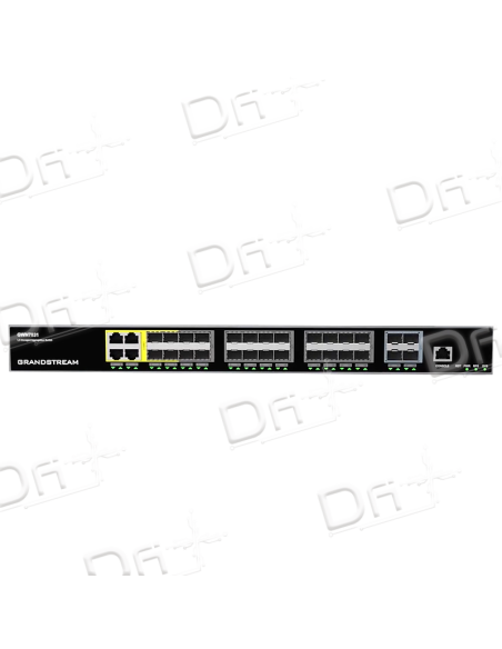 Grandstream Layer 3 Aggregation Switch 4 Ports GE - 24 x SFP - 4 x SFP+ - GWN7831 - dfiplus