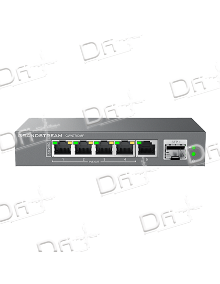 Grandstream Unmanaged 2.5G Multi-Gigabit Switch 5 Ports - 4 Ports PoE - GWN7700MP - dfiplus