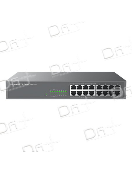 Grandstream Unmanaged Network Switch 16 Ports RJ45 - 8 Ports PoE+ - GWN7702P - dfiplus