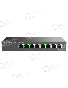 Grandstream Unmanaged Network Switch 8 Ports RJ45 - 4 Ports PoE+ - GWN7701P - dfiplus