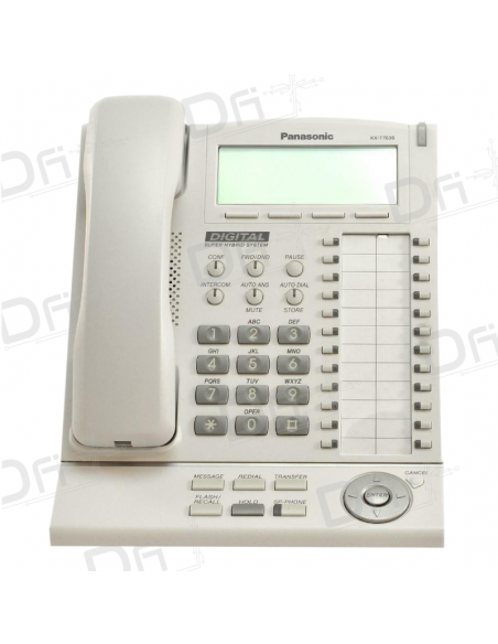 Panasonic KX-T7636 Digital Phone White - dfiplus