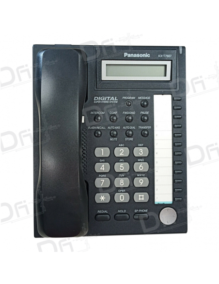 Panasonic KX-T7667 Digital Phone Black - dfiplus Panasonic KX-T7667 Digital Phone Black - dfiplus