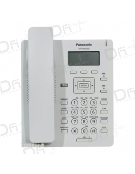 Panasonic KX-HDV100 SIP Phone White - dfiplus Panasonic KX-HDV100 SIP Phone White - dfiplus