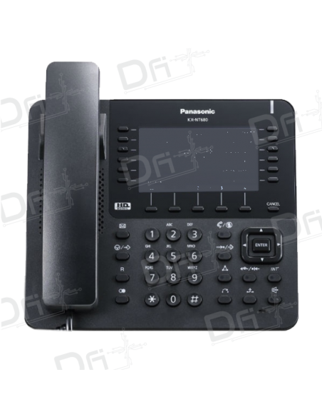 Panasonic KX-NT680 IP Phone Black - dfiplus