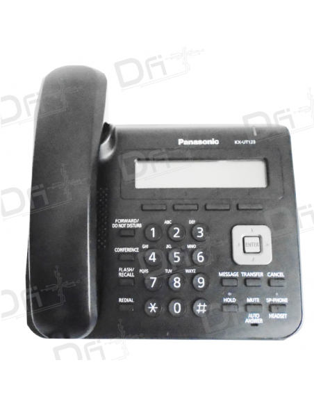 Panasonic KX-UT123 SIP Phone Black - dfiplus Panasonic KX-UT123 SIP Phone Black - dfiplus